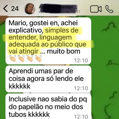 Segundo depoimento de comprador do guia